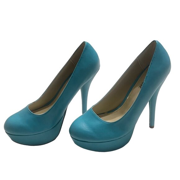 Women's 5" Heels Platform Dress Pumps Round Toe Slip-On | Elegant Party Shoes - Picture 1 of 6